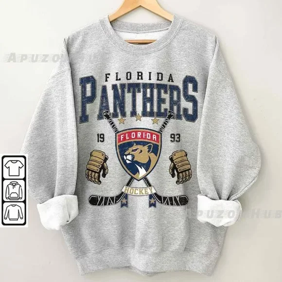 Florida Panthers 1993 hockey Unisex Vintage 90s Sweatshirt shirt retro - Picture 1 of 2